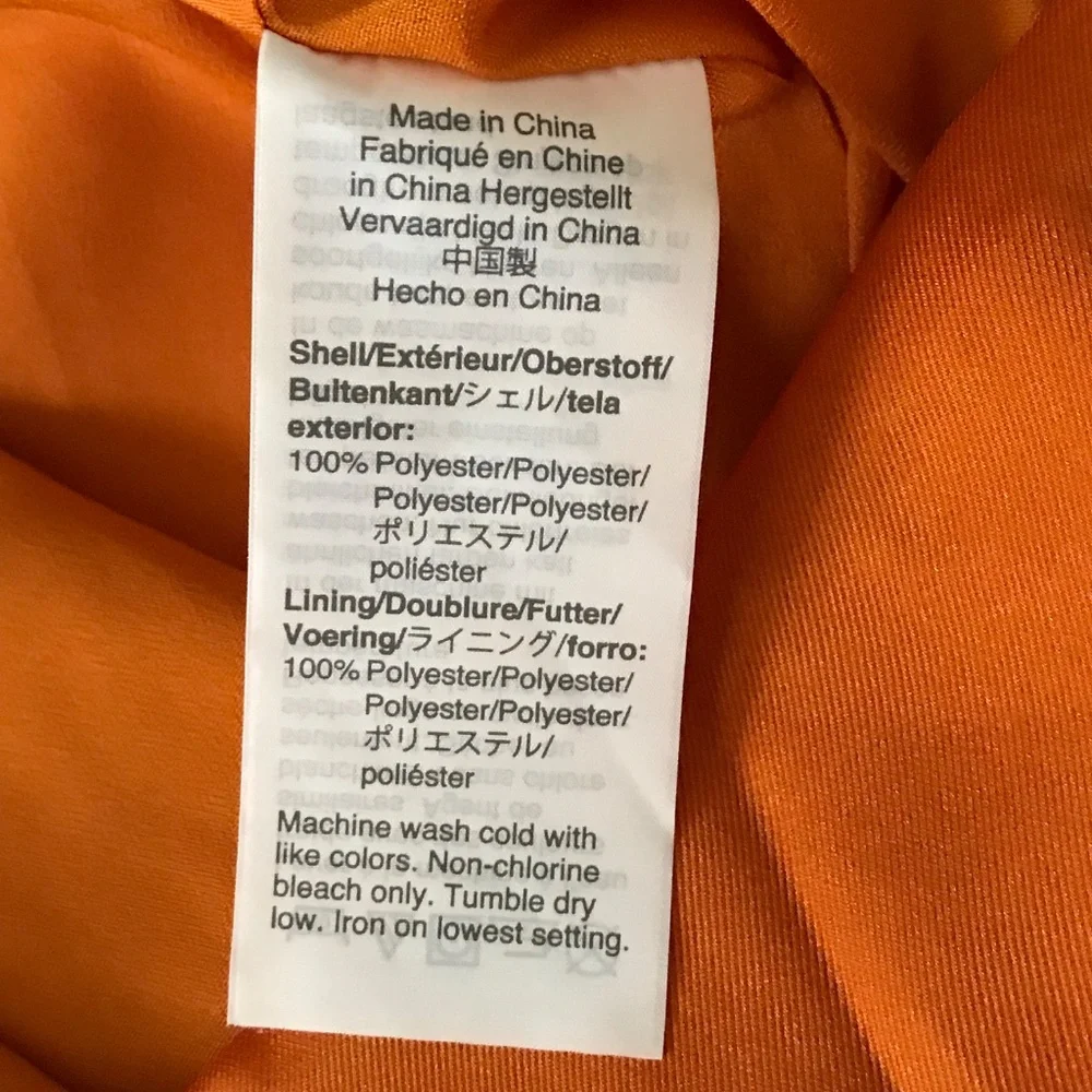 J. CREW Satin Sarong Skirt NWT Orange Spice Women’s Plus Size 16